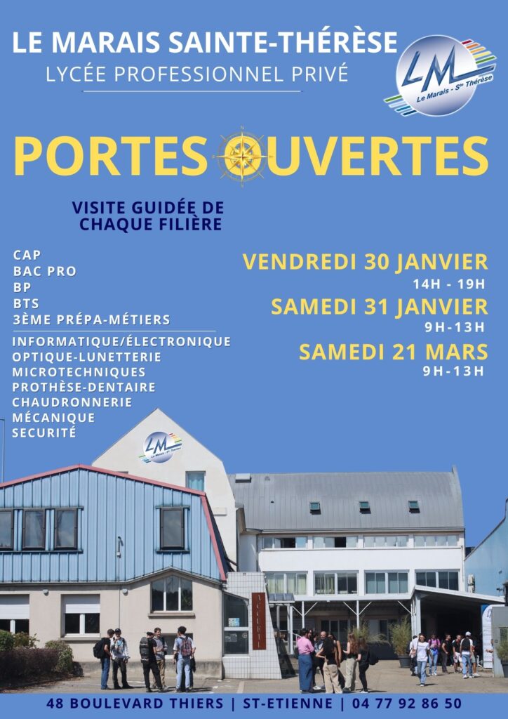 Journées Portes Ouvertes  JANVIER 2026